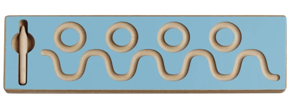 Тренажер для письма "Волна"