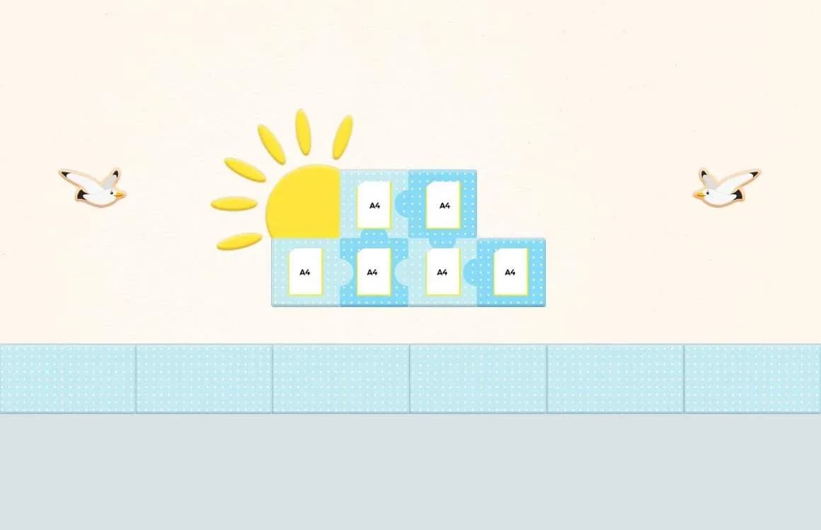 Комплект настенных панелей - стенд "Восход"