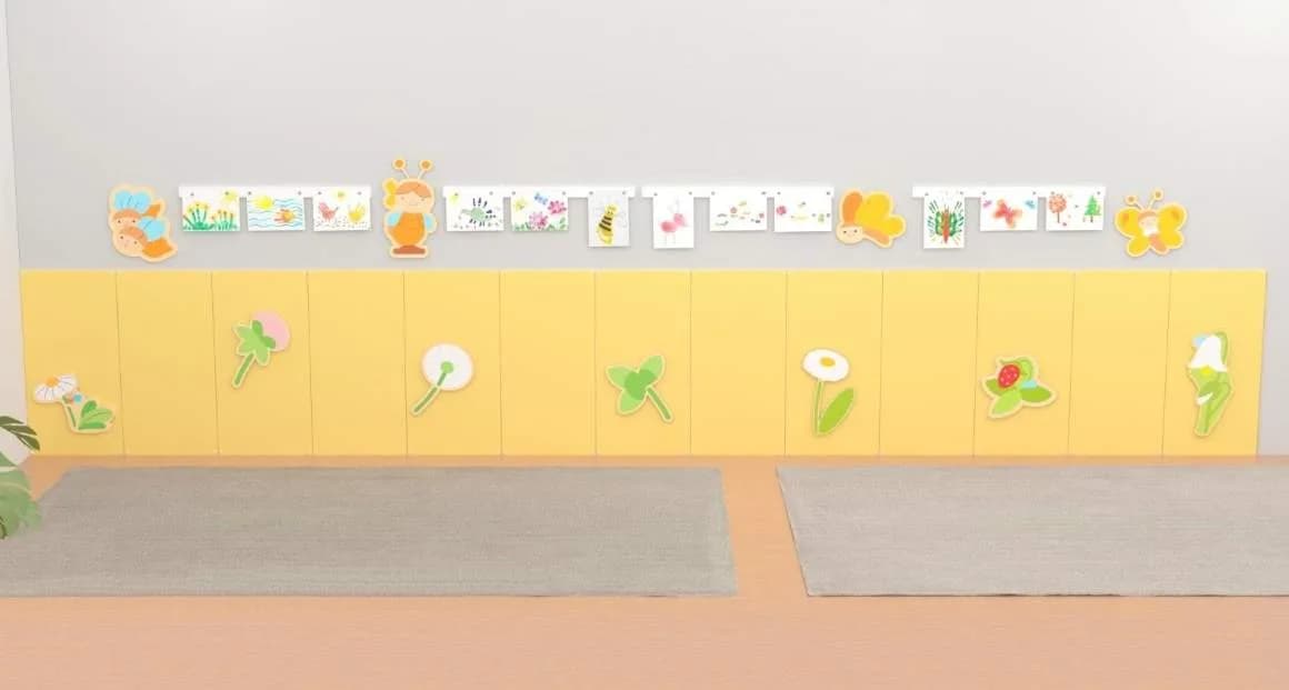 Комплект настенных панелей с демо-системой "Полянка"