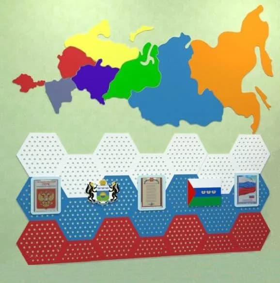 Комплект настенных панелей - стенд "Родина"