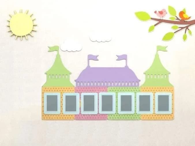 Декоративно-развивающая панель "Старый замок"