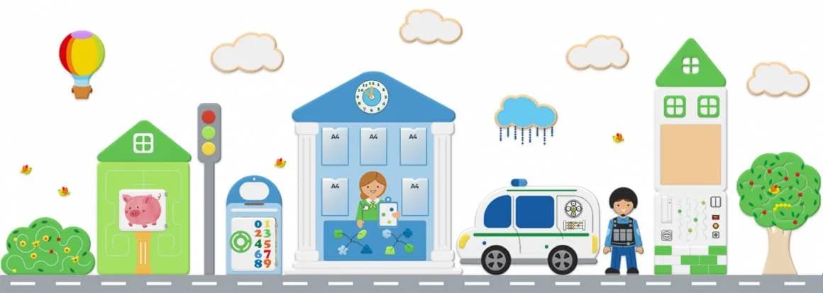 Комплект декоративно-развивающих панелей "Банк"