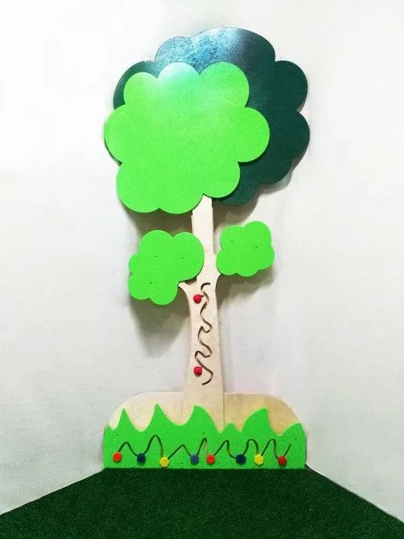 Декоративно-развивающая панель "Дерево"