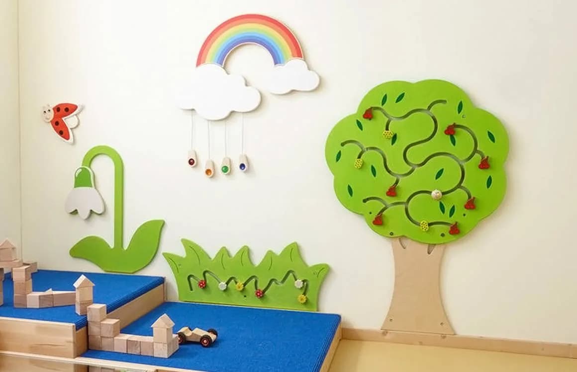 Декоративно-развивающая панель "Вишня"