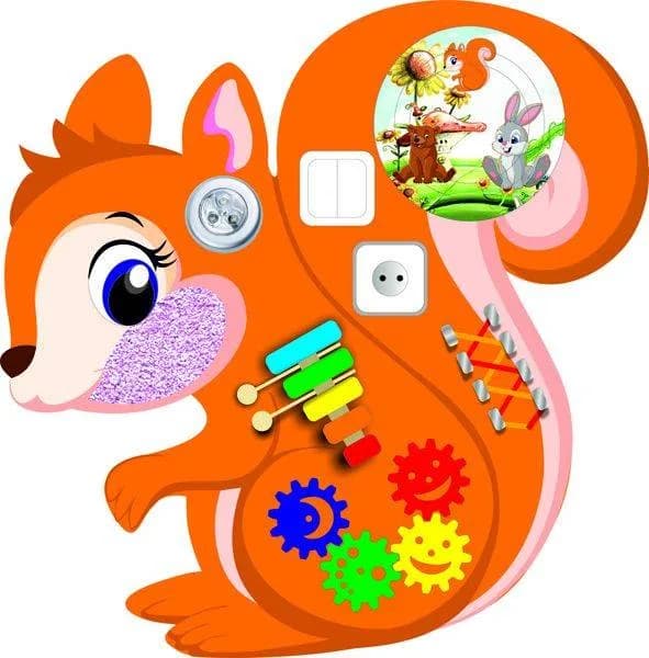 Бизиборд "Белка"