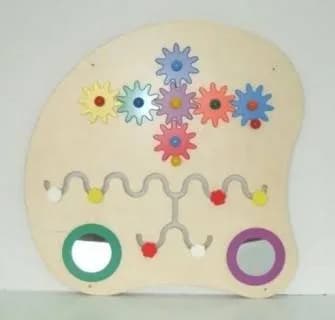 Декоративная панель "Гусеница" (4 элемента с шестеренками)