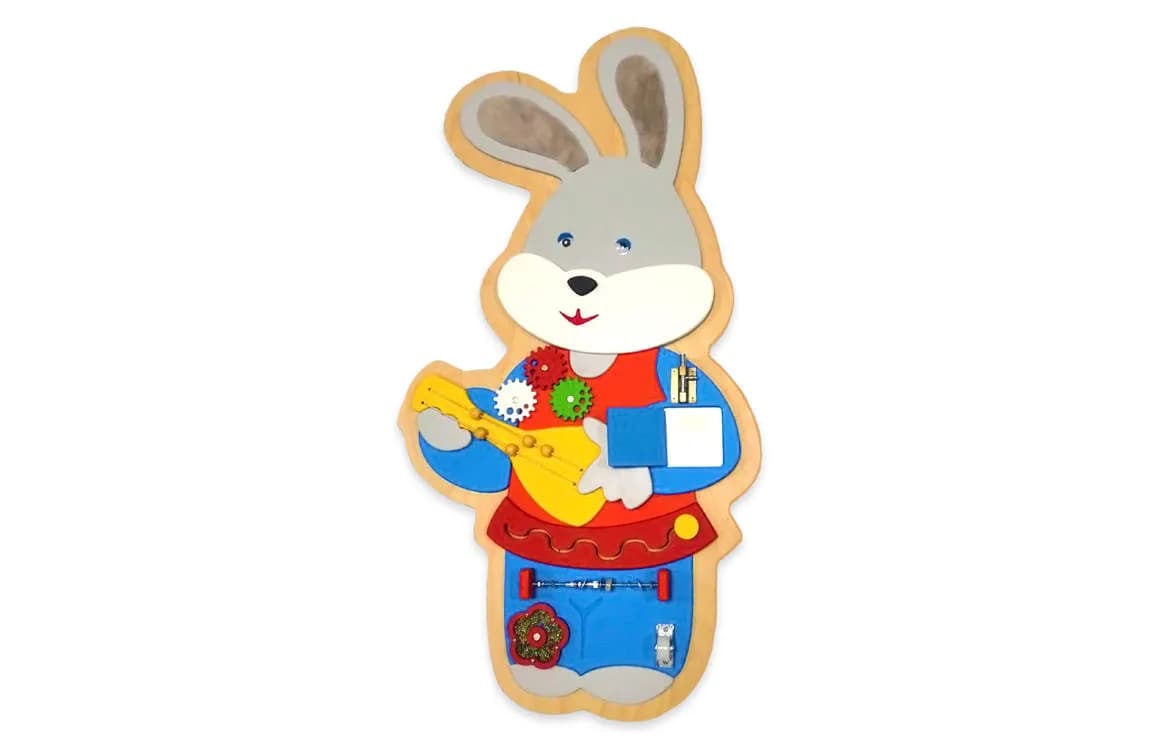 Бизиборд "Зайчик-побегайчик"