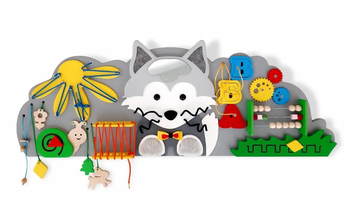 Бизиборд "Волчок"