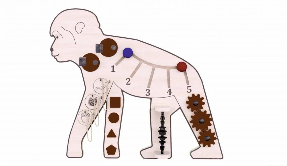 Бизиборд «Ловкая обезьянка»