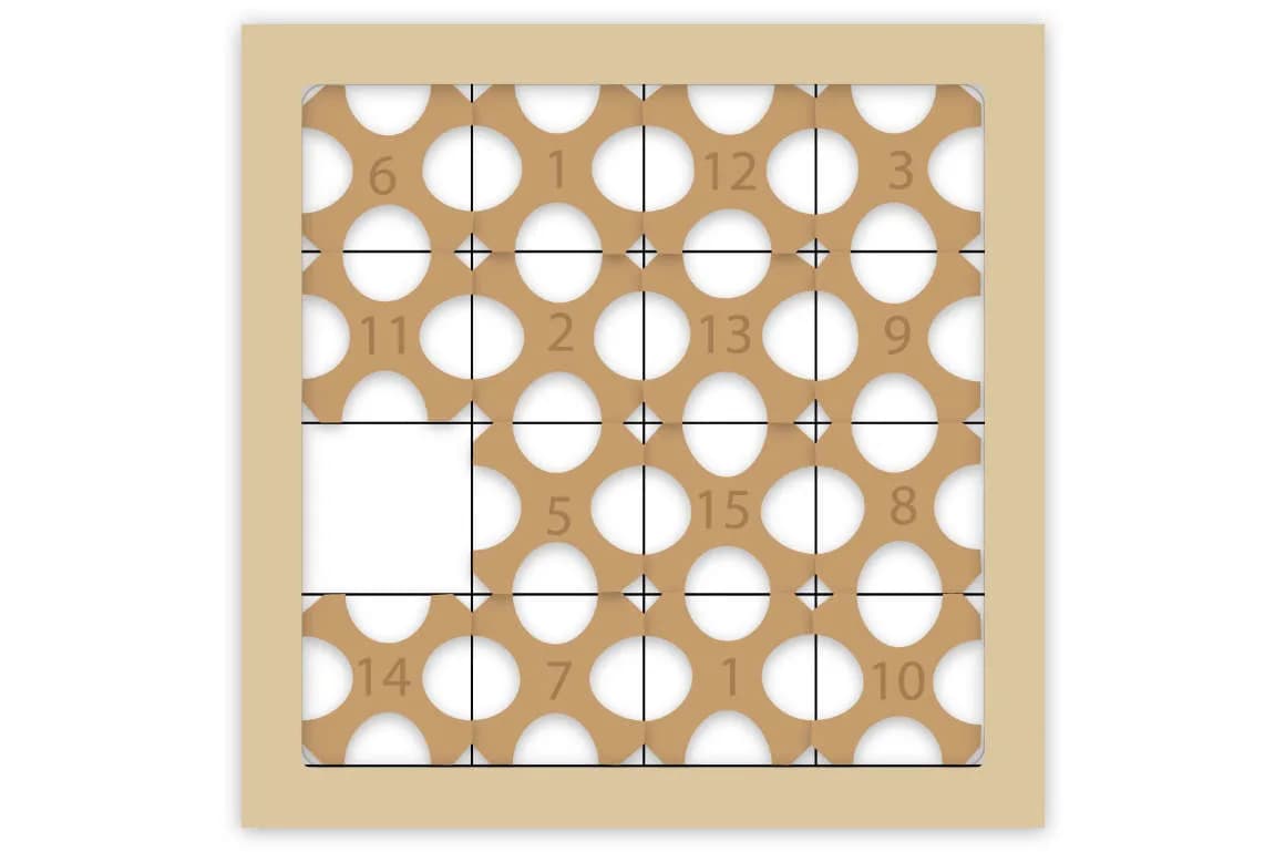 Настенная игра "Магнитные Пятнашки"