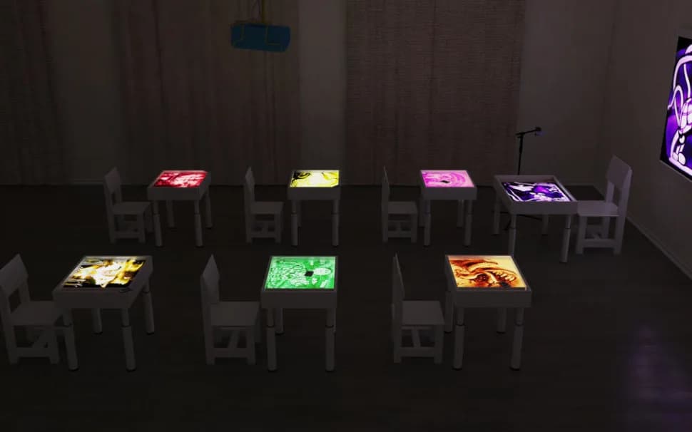 Студия для рисования песком "Панорама" (МДФ)