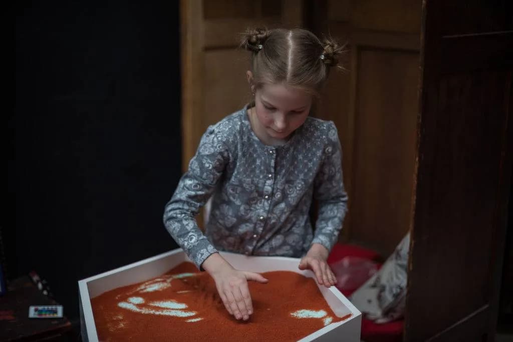 Световой стол для рисования песком "Многогранный" (МДФ)