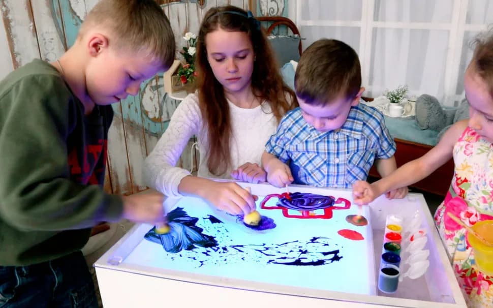 Крышка прозрачная для светового планшета