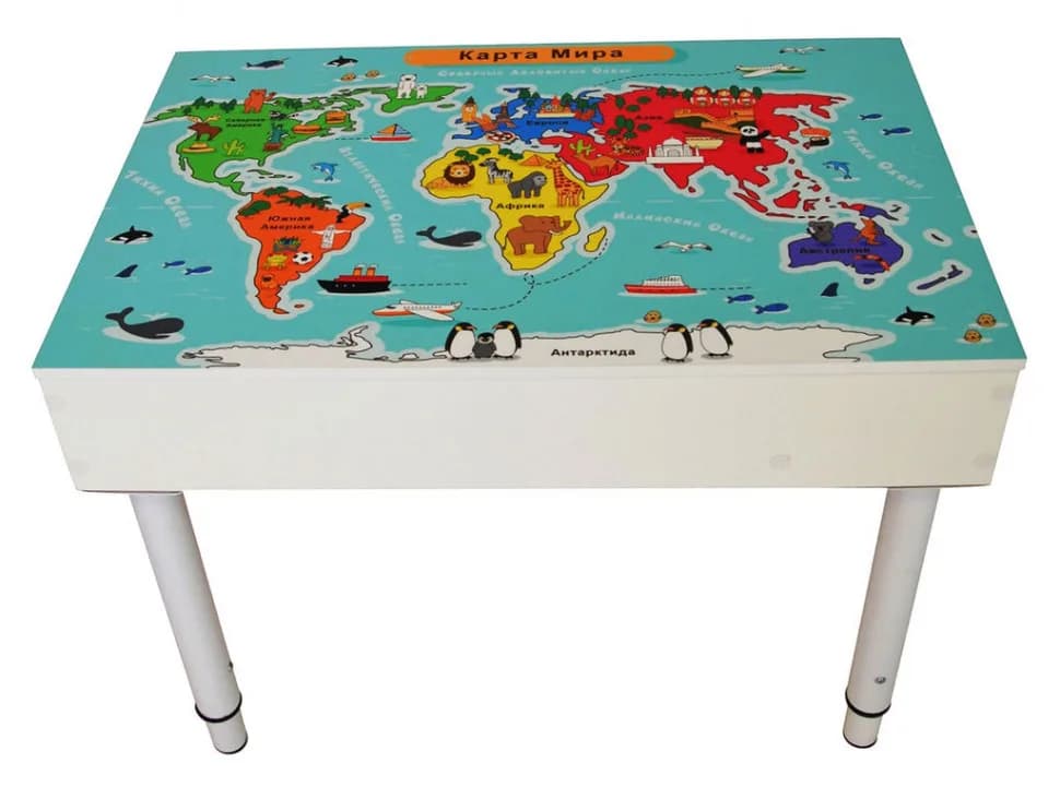 Крышка-игра для светового планшета "Карта мира"